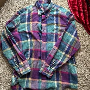 Urban outfitters Urban Renewal oversized flannel shirt